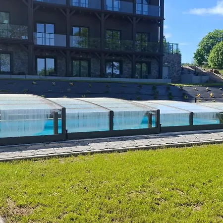 Willa Zieleniec, Apartament A9 - Piekny Widok, Basen, Strefa Wellness *